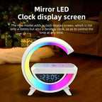 Speaker, Wireless Charger Lamp with LED Light and Alarm Clock