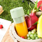 Mini Juicer Blender, Portable, USB Rechargeable, with Straw Cup 320ml
