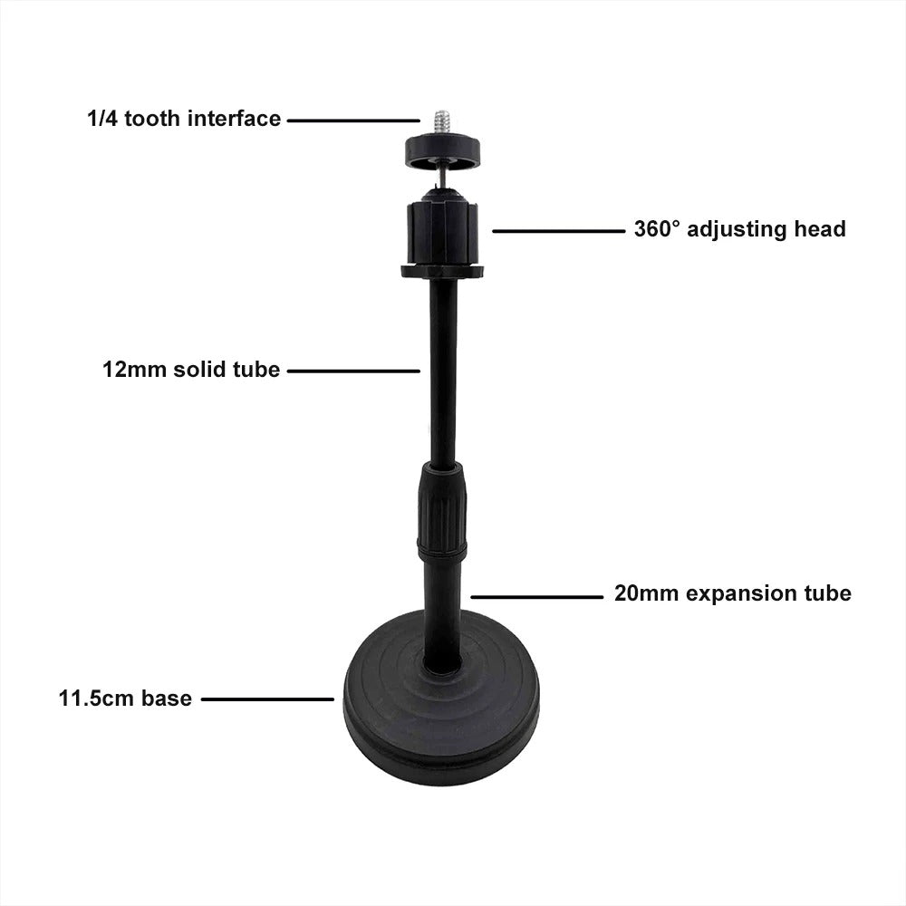 Phone Stand, Adjustable Desktop Mobile Telescopic Phone Holder