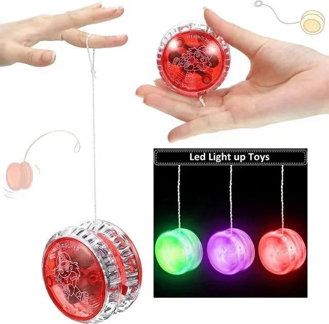 YoYo Ball, LED Flashing  Pull String Spinning, Toy for Kids