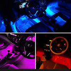 Strip Lights, Universal RGB LED DRL for Cars Flexible Waterproof LED Light