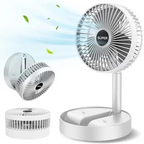 Fan, Portable Foldable Telescopic USB Desk with Adjustable Angle