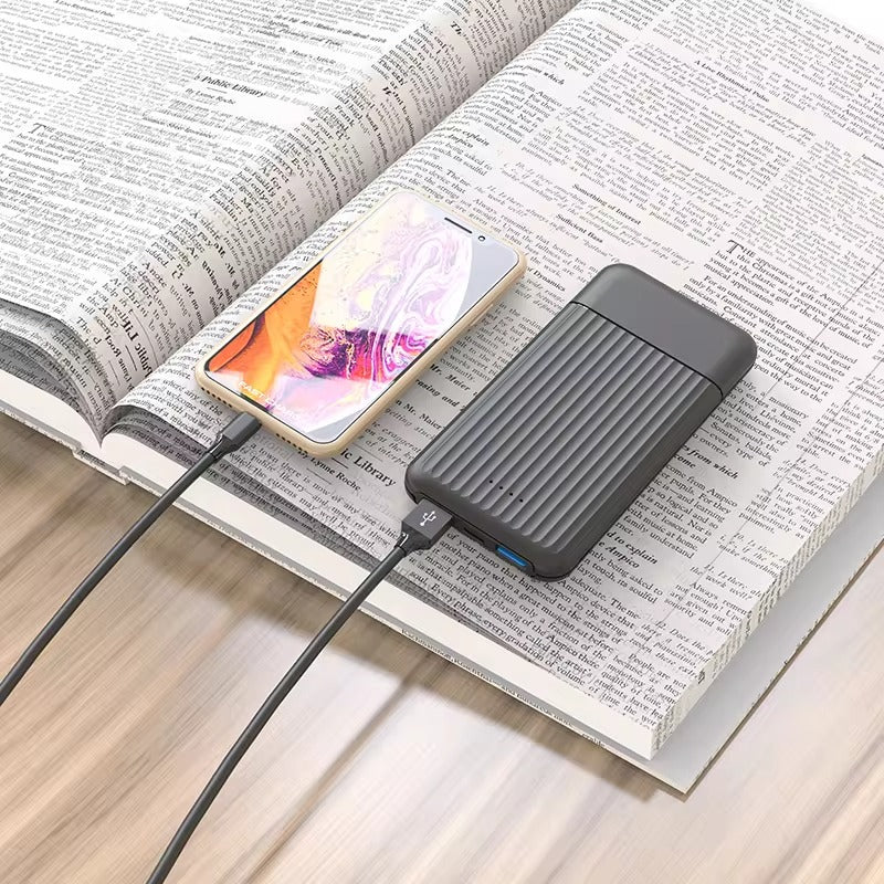 Power Bank, Aspor A323 with Dual USB Charging Ports- 10000mah