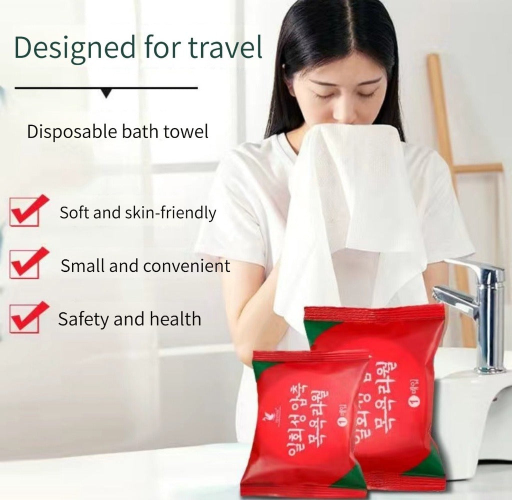 Towel, Disposable Compressed Travel Expandable