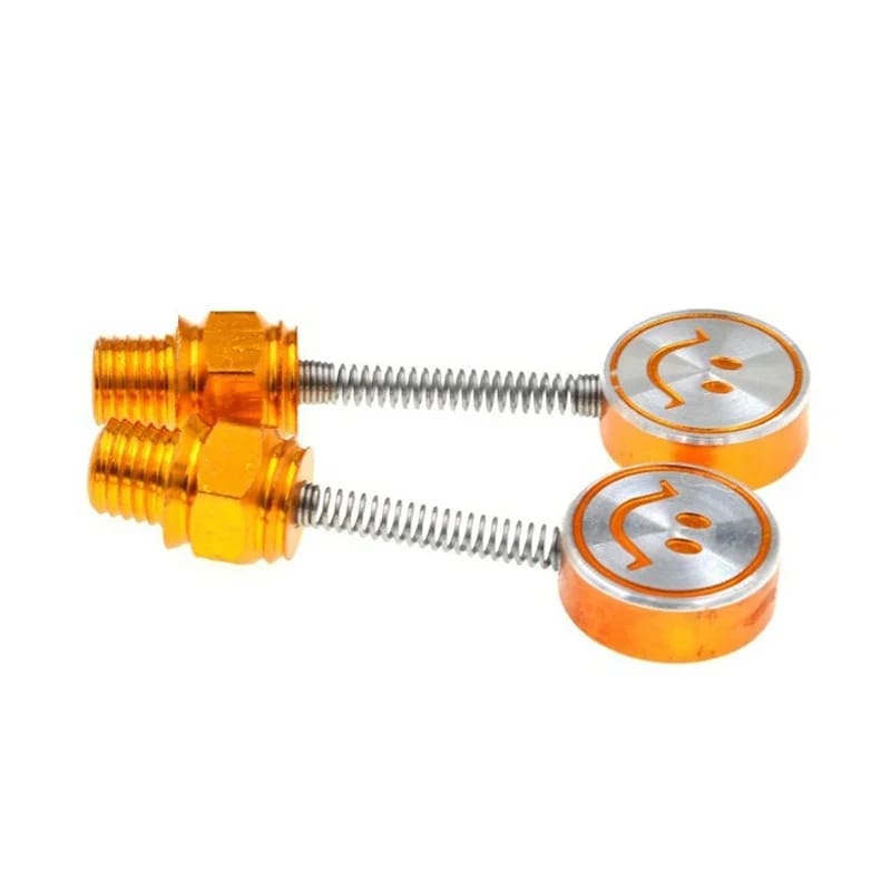Smiley Aluminum Decorative Mirror Screws for Motorcycle and Scooter