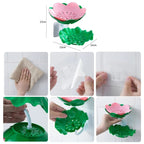Soap Holder, Creative Whale Shape Double Layer Bathroom Organizer