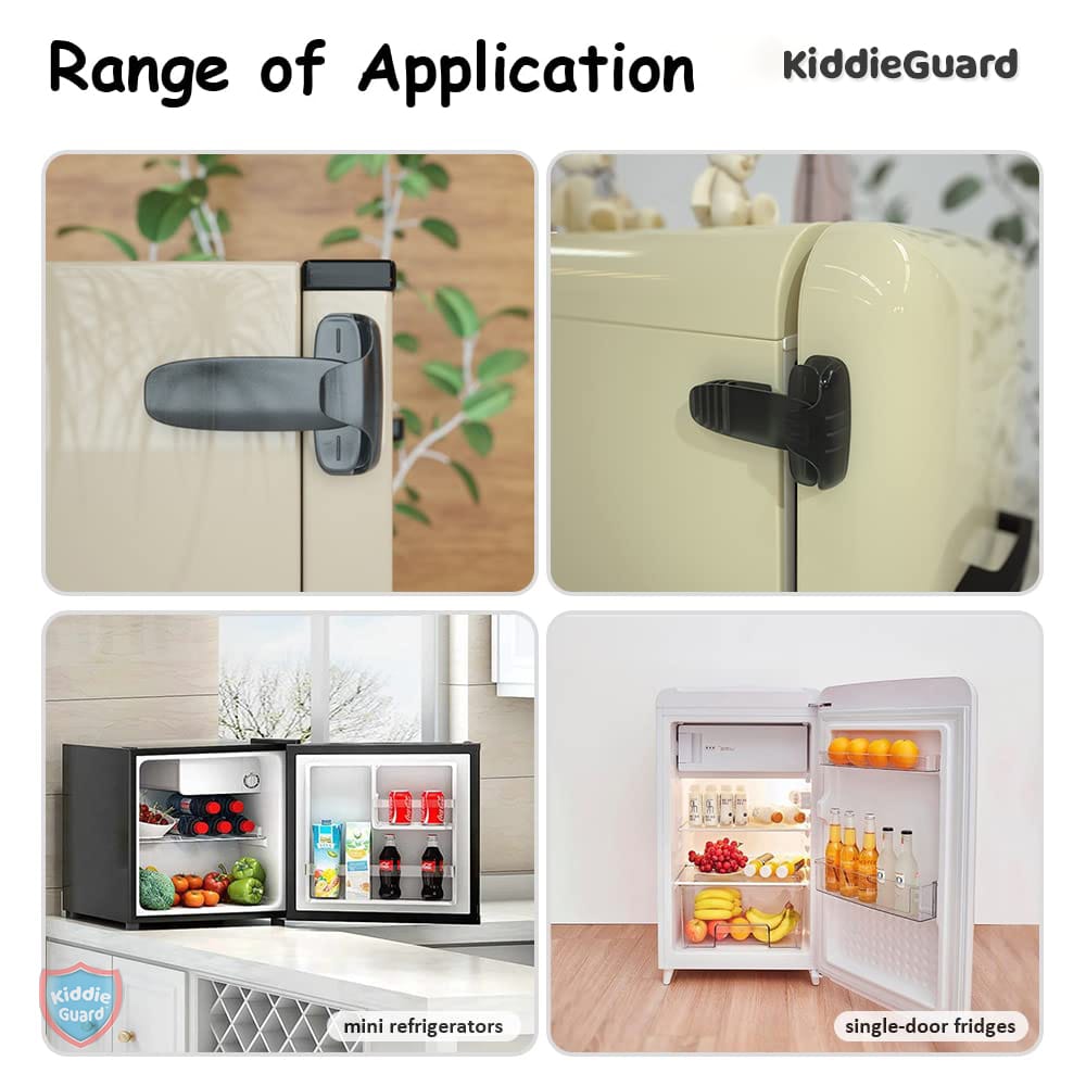 Door Lock,  Refrigerator Lock Self Locking Fridge, for Baby Safety