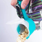 Food Bag Sealing Clip with Pouring Lid Reusable Kitchen Sealer