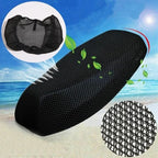 Motorcycle Seat, Breathable Cover Mesh Fabric Cushion for Bike Scooter