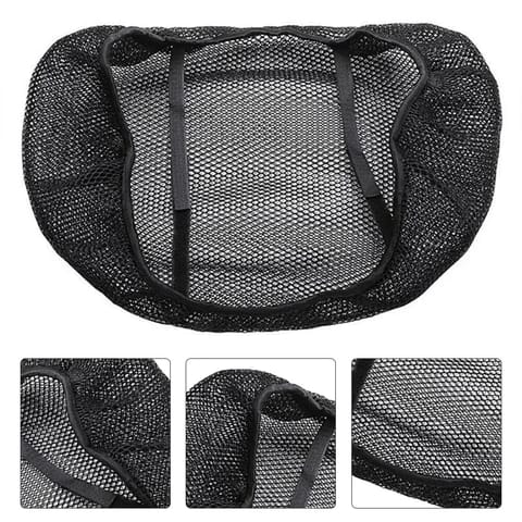 Motorcycle Seat, Breathable Cover Mesh Fabric Cushion for Bike Scooter