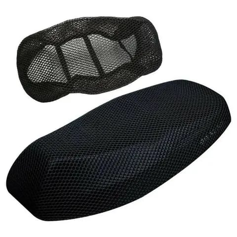 Motorcycle Seat, Breathable Cover Mesh Fabric Cushion for Bike Scooter