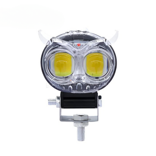 Fog Light, Owl LED with 8 Modes Multicolor DRL for Motorcycle - 2Piece