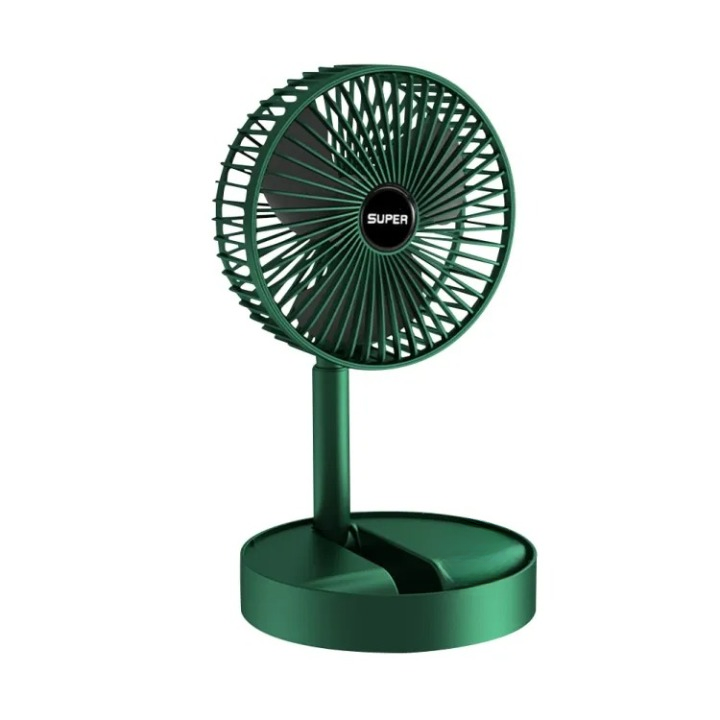 Fan, Portable Foldable Telescopic USB Desk with Adjustable Angle