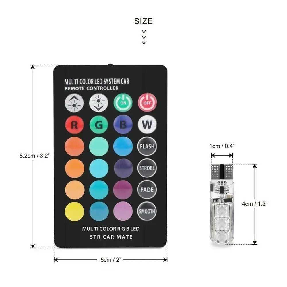 SMDs Light, LED, Bulbs Pair Remote Control for  Car Parking