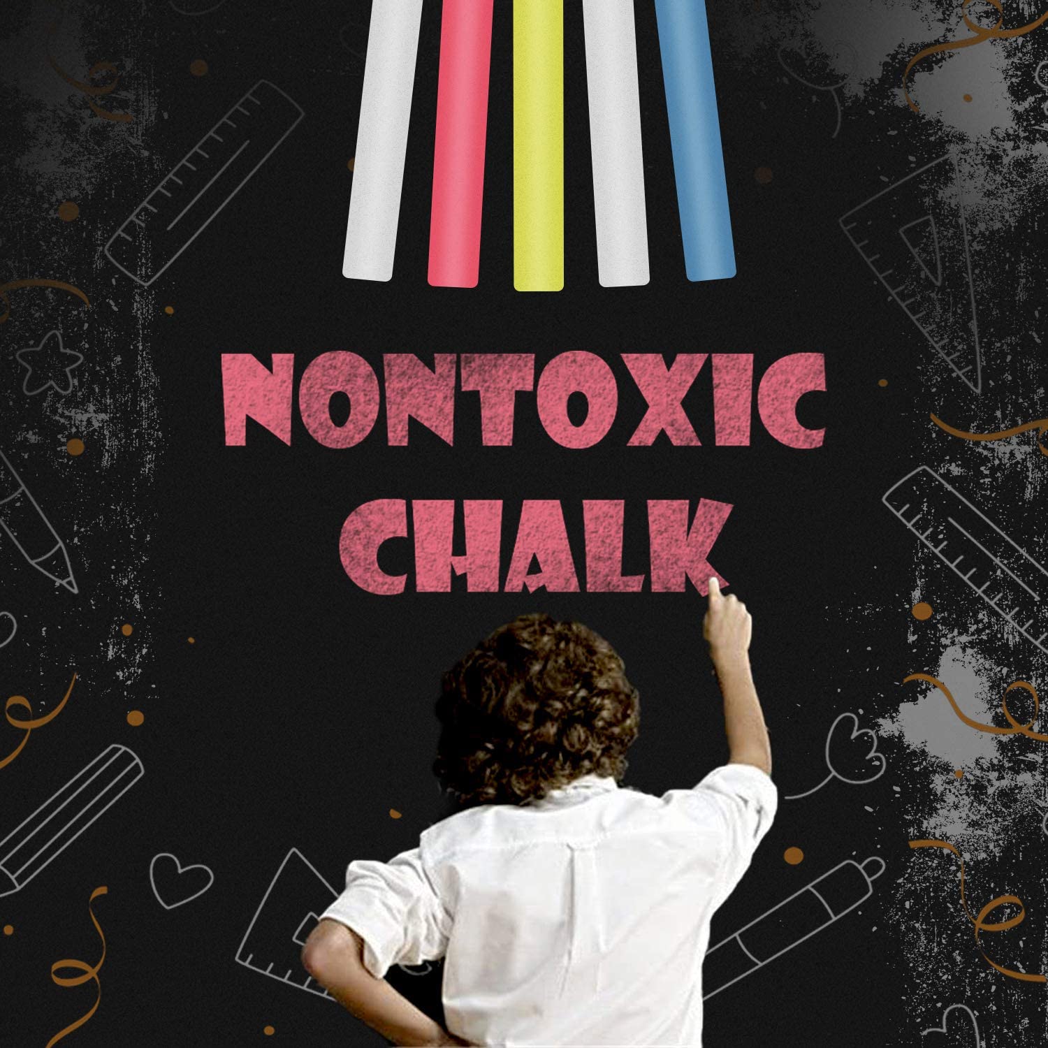 Large Chalkboard Wall Sticker Paper for Kids Drawing and Notes