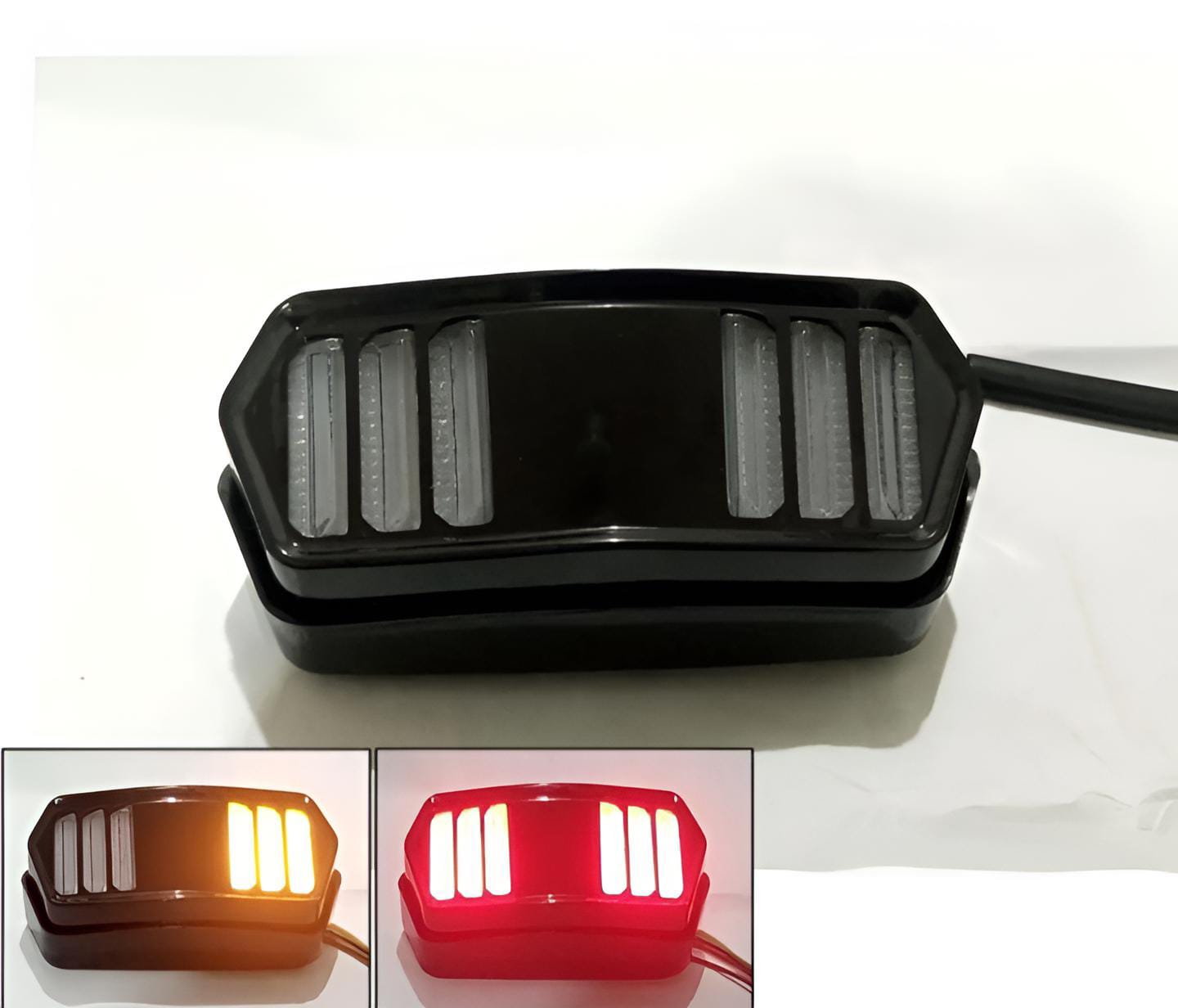Light With Indicator, Universal Motorbike Back DRL Audi Style
