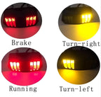 Light With Indicator, Universal Motorbike Back DRL Audi Style