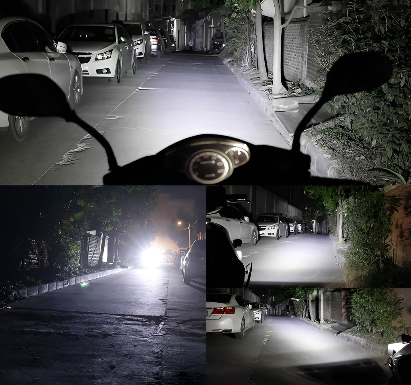 Headlight Spot Lights, LED Auxiliary Lights Waterproof 12V, for Motorcycle