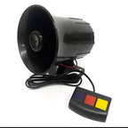 Vehicle Horn Siren, 12 Watt 3 Tone Sound for Cars Bikes Loud Signal Horn