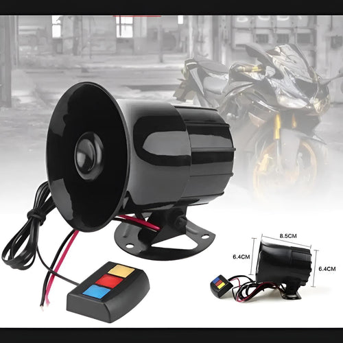 Vehicle Horn Siren, 12 Watt 3 Tone Sound for Cars Bikes Loud Signal Horn