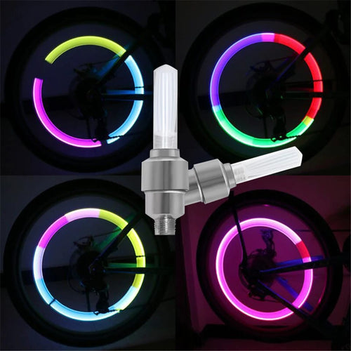 Lights, LED Tire Valve Cap, Motion Activated Waterproof,  for Car and Bike