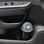 Dust Bin with Push Lid, Portable Auto Trash Can for Car Interior