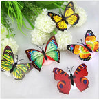 Butterfly, 3D, LED Night Light Glow Color Changing Wall Light