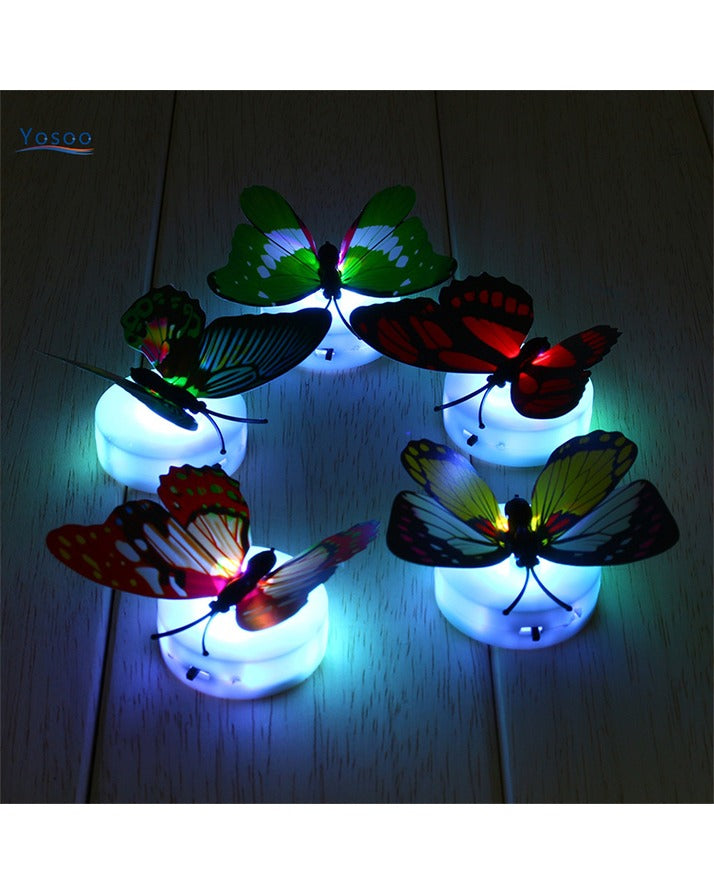 Butterfly, 3D, LED Night Light Glow Color Changing Wall Light