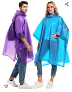 Rain Coat, Lightweight with Hood Compact Travel for Unisex