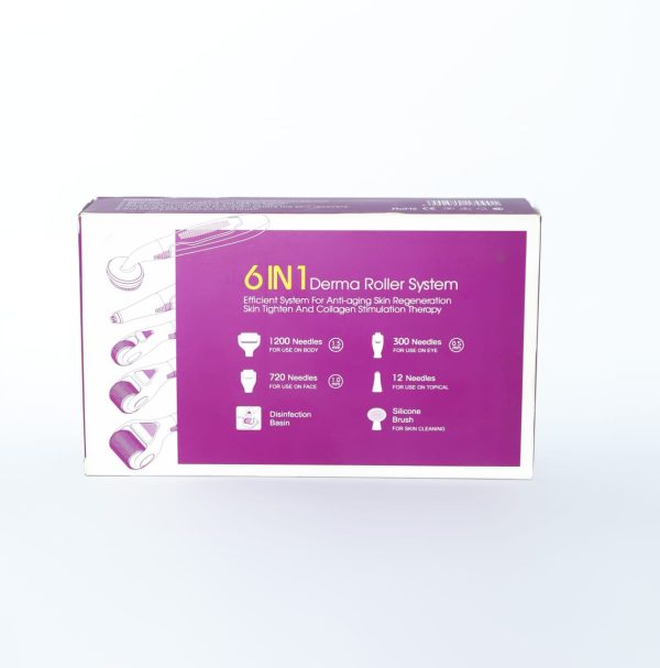 Derma Roller, with Multiple Heads for Skin Care Routine