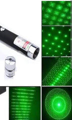 Laser Pointer, Portable Green, with Pattern Head and Light Modes