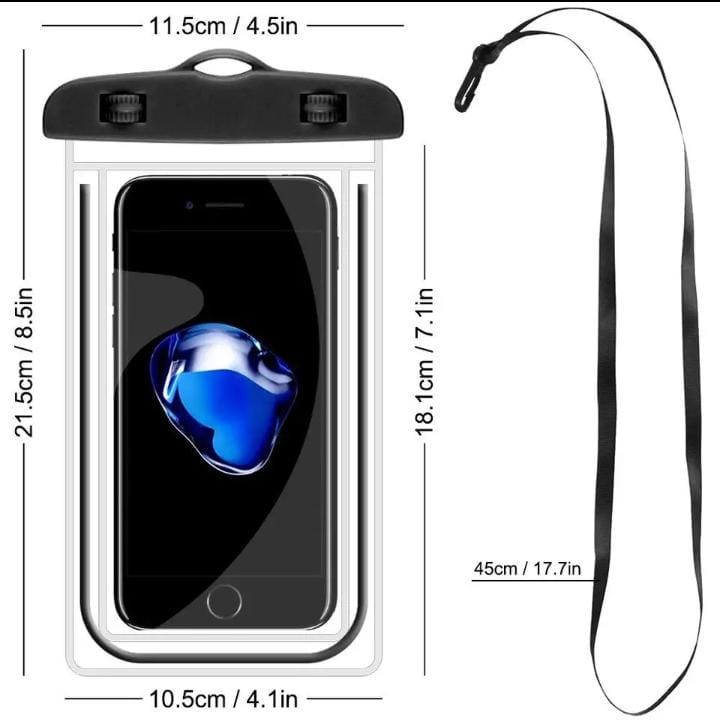 Phone Case, Waterproof, Dustproof Sandproof Outdoor Mobile Bag
