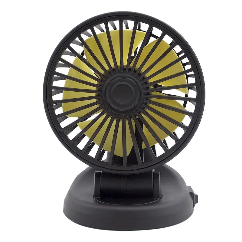 Car Cooling Fan, Multi-Angle Rotatable with USB Cable for Car