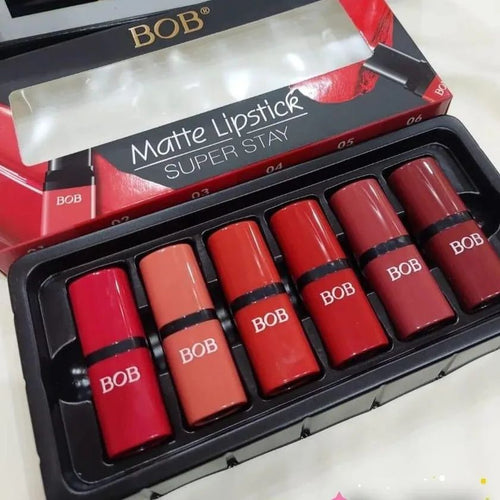 (Pack of 6 ) Bob Lipstick Set,