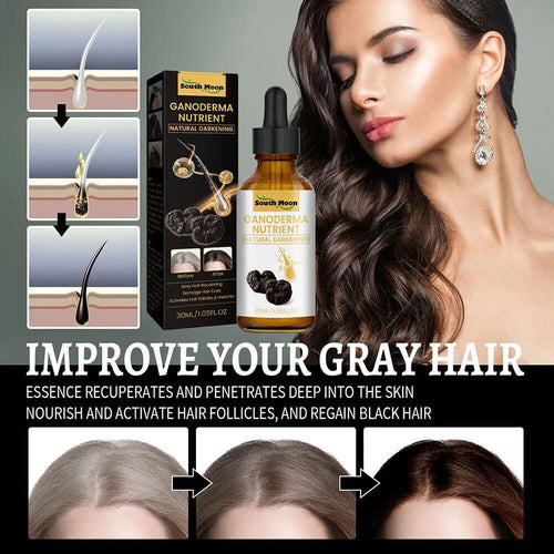 Anti-Grey Hair Serum, for Grey Hair Scalp Nourishing Oil - 30Ml