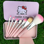 Kitty Makeup Brush, Synthetic Fibre Soft Bristle Brush Kit, Pack of 7