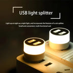 USB LED Book Lamp Eye Protection Reading Light with USB Splitter