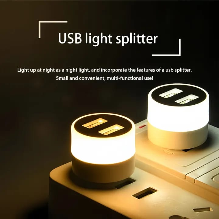 USB LED Book Lamp Eye Protection Reading Light with USB Splitter