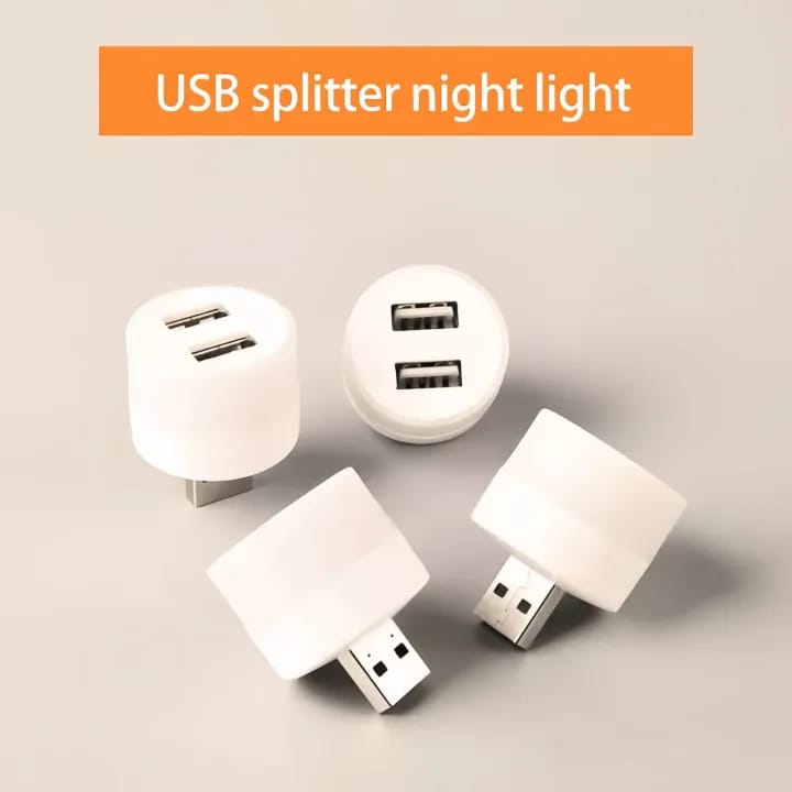 USB LED Book Lamp Eye Protection Reading Light with USB Splitter