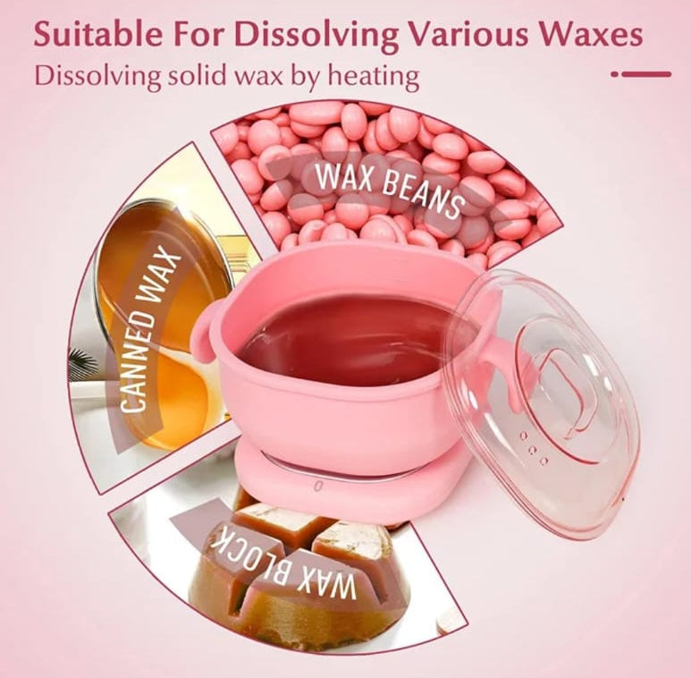 Wax Heater, Made With Silicone, Quick & Easy Hair Removal