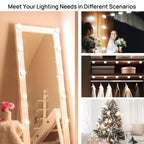 Vanity Mirror Lights, Usb Vanity Lights Makeup Lighting 10 Dimmable Light Bulbs