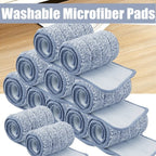 Mop Pads, Microfiber Replacement Cloth for Flat Mop - Pack of 2