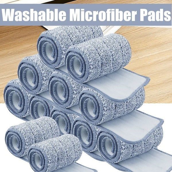 Mop Pads, Microfiber Replacement Cloth for Flat Mop - Pack of 2