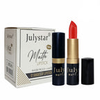 Matte Lipstick Set with Smooth Finish and Rich Colors - Pack of 6 Shades
