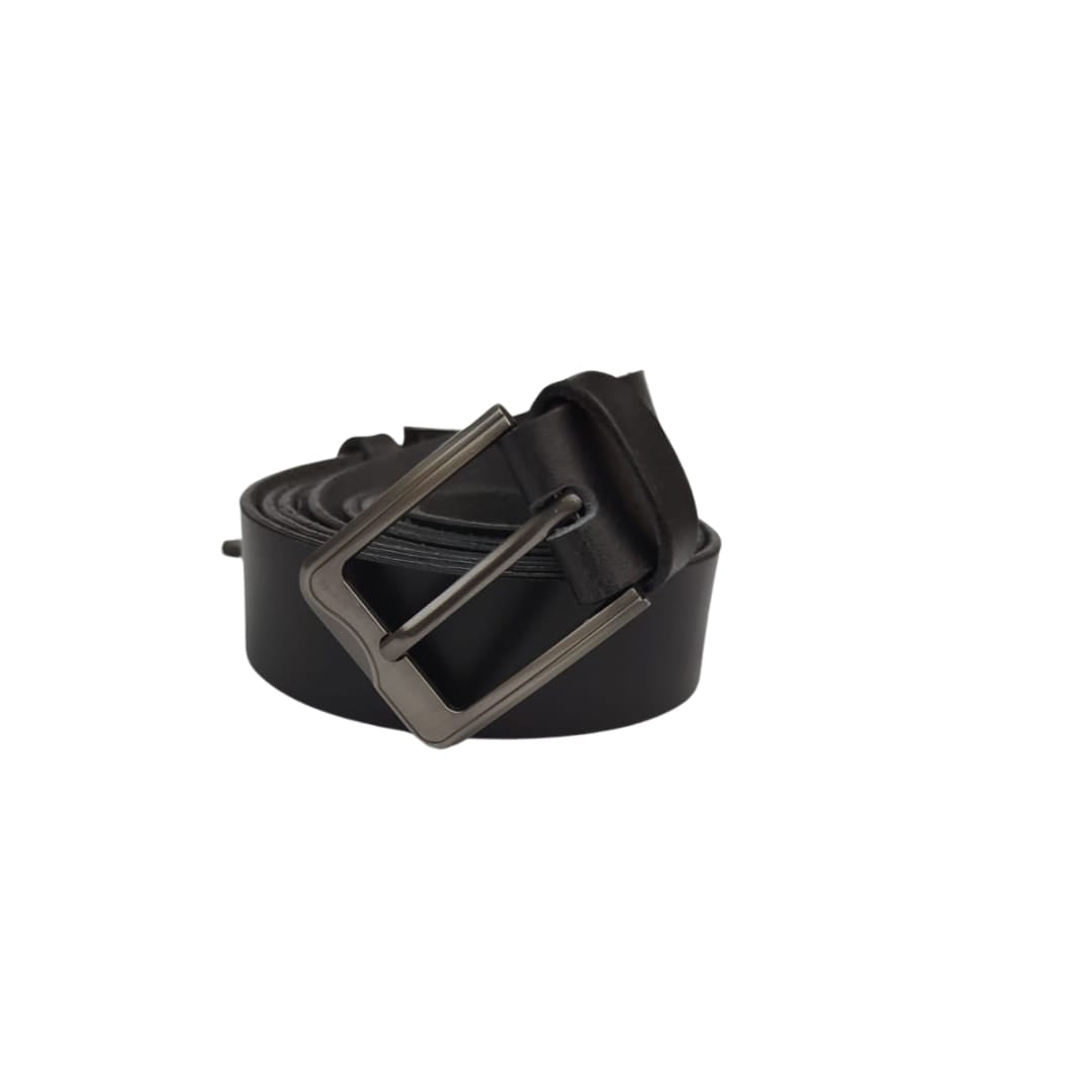 Leather Belt, Pin Buckle, Casual and Formal Wear, for Men