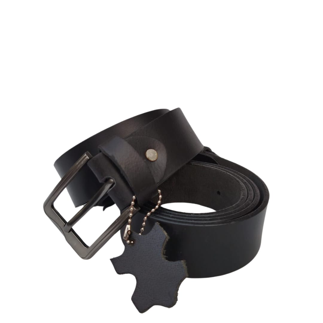 Leather Belt, Pin Buckle, Casual and Formal Wear, for Men