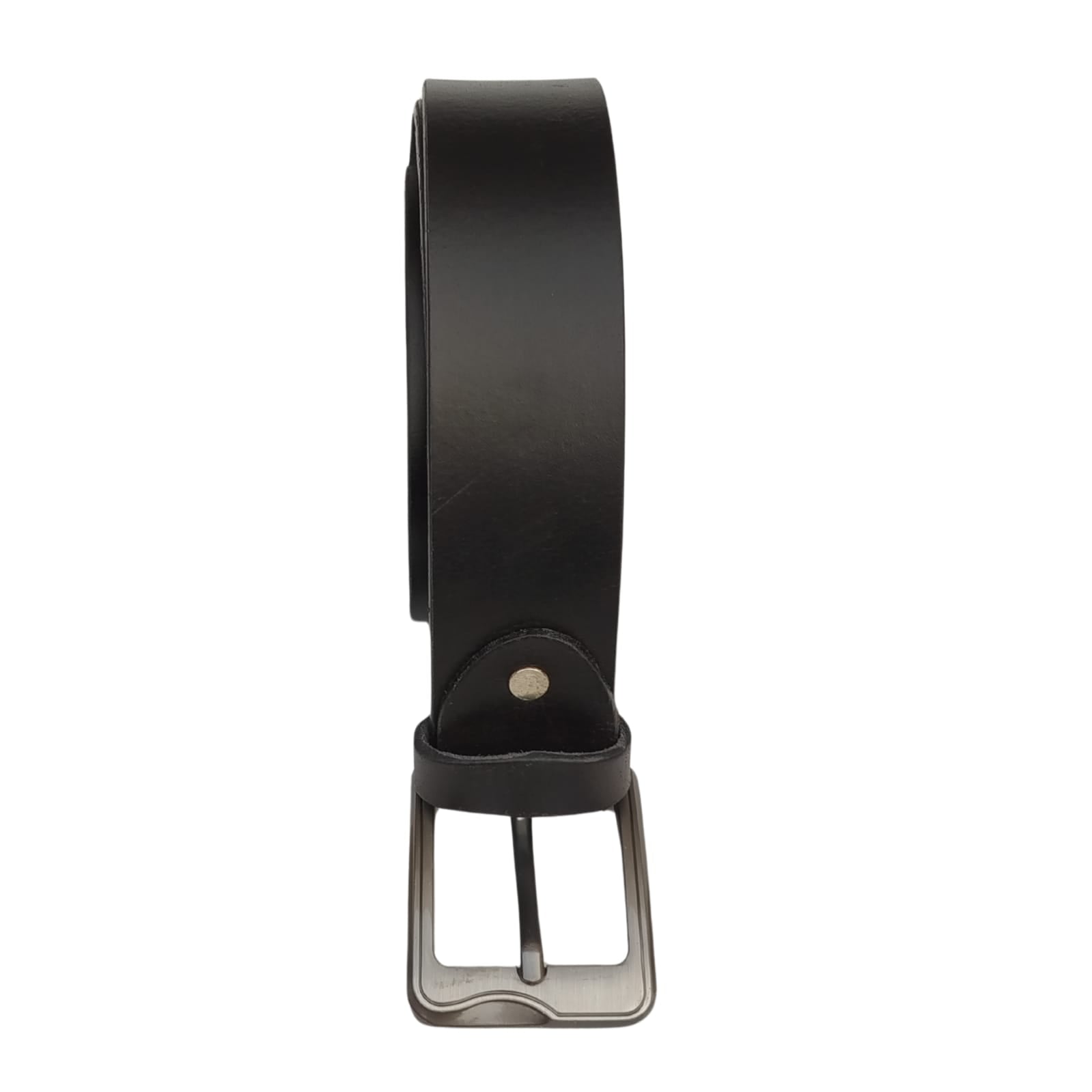 Leather Belt, Pin Buckle, Casual and Formal Wear, for Men