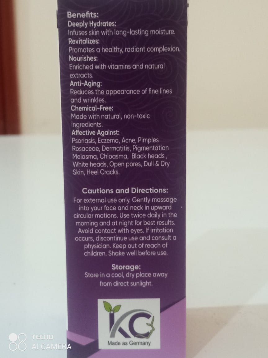Hydraluxe Skin Care Serum,  Nourishing Face Serum - 30ml