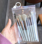 Makeup Brushes, Cute Compact Beauty Brush - Set of 8 Pieces