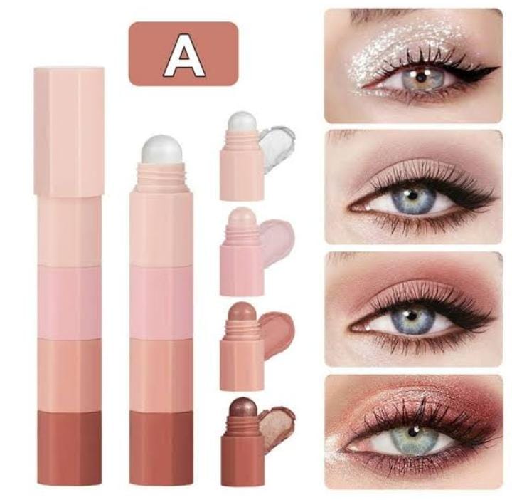 (one pcs ) 4 in 1 eye makeup pen (random color)  without box